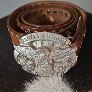 Vintage Harley Davidson Belt